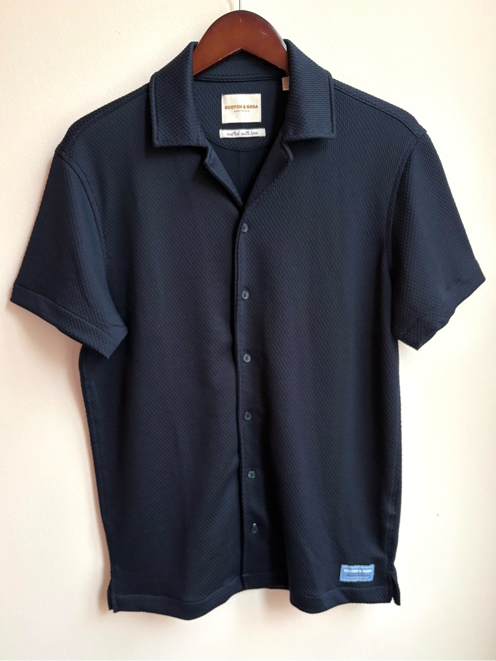 Scotch & Soda Amsterdam Short Sleeve Button Up (size S)